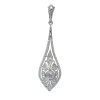 Vintage 1920 s Belle Epoque / Art Deco diamond pendant